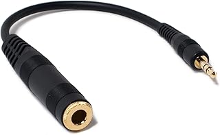 Оригинальный адаптерный кабель Sennheiser: гнездо 1/4" 6,3 мм на штекер 1/8" 3,5 мм для наушников.