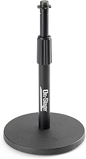 Настольная микрофонная стойка On Stage (DS7200B) (черная)