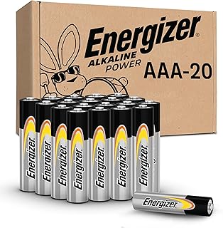 Щелочные батарейки Energizer AAA (20 шт.), долговечные батарейки типа AAA.