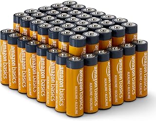 Набор из 48 высокопроизводительных щелочных батареек AA Amazon Basics, 1,5 В, срок хранения 10 лет.