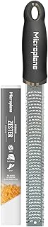 Терка для цедры Microplane Premium Classic Series 18/8, черная - для лимона, сыра и овощей - для цитрусовых, пармезана, чеснока, имбиря, мускатного ореха, шоколада - терка из нержавеющей стали