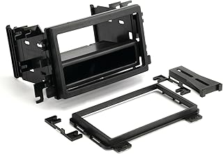 Комплект для установки портативной магнитолы Scosche FD3090B Double DIN или Single DIN в приборную панель совместим с некоторыми моделями автомобилей Ford, Lincoln, Mazda и Mercury 1995-2016 годов выпуска — см. руководство по совместимости на изображениях, чтобы проверить совместимость с вашим автомобилем.