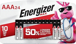 Батарейки Energizer MAX AAA (24 шт.), щелочные батарейки типа AAA.