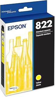 Картридж Epson 822 DURABrite Ultra Ink стандартной емкости, желтый (T822420-S), совместим с принтерами Workforce Pro WF-3820, WF-3823, WF-4820, WF-4830, WF-4833, WF-4834.