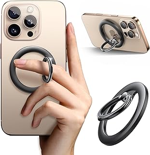 Держатель для телефона LISEN MagSafe с магнитным кольцом и вращением на 360°, магнитное кольцо для чехла-подставки для телефона, держатель для iPhone 16 Pro Max 16 15 14 13 12 Pro Max Plus Samsung
