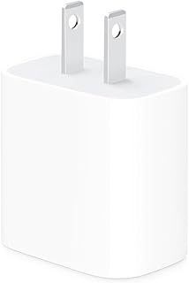 Компактный адаптер питания Apple 20 Вт USB-C: быстрая и удобная зарядка, сетевое зарядное устройство Type-C.