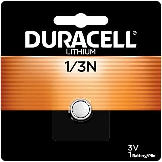Литиевая батарейка Duracell 1/3N 3V, 1 шт., литиевая батарейка-таблетка для цифровых фотоаппаратов, часов и других устройств, CR Lithium 3 Volt Cell