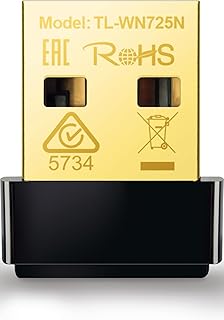 USB-адаптер Wi-Fi TP-Link для ПК (TL-WN725N), беспроводной сетевой адаптер N150 для настольных компьютеров — миниатюрный Wi-Fi-адаптер для Windows 11/10/7/8/8.1/XP/ Mac OS 10.9-10.15, Linux Kernel 2.6.18-4.4.3, только 2,4 ГГц