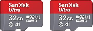 [Более старая версия] Набор из 2 карт памяти SanDisk Ultra MicroSDHC UHS-I (2x32 ГБ) - SDSQUAR-032G-GN6MT