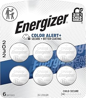 Батарейки Energizer 2032 (6 шт.), литиевые батарейки-таблетки 3 В