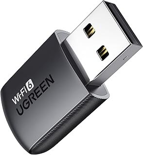 Wi-Fi адаптер UGREEN для настольного ПК, USB-адаптер WiFi 6 AX900 с двухдиапазонным режимом 5 ГГц/2,4 ГГц, встроенный драйвер для Windows 10/11.
