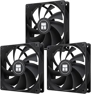 Вентилятор для процессора Thermalright TL-C12C X3 120 мм, корпусной кулер, 4-контактный PWM, бесшумный компьютерный вентилятор с подшипником S-FDB в комплекте, скорость вращения до 1550 об/мин (3 шт.)