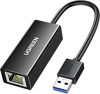 USB-адаптер UGREEN для Ethernet, 1000 Мбит/с, Plug and Play, USB 3.0, не требует установки драйверов, сетевой адаптер RJ45 LAN, совместимый с Nintendo Switch, ноутбуками, ПК, MacBook, Windows, macOS, Linux.