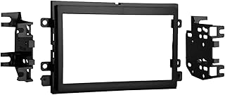 Монтажный комплект Metra 95-5812 Double DIN подходит для некоторых автомобилей Ford 2004-2019 годов выпуска - черный.