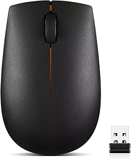 Беспроводная мышь Lenovo 300 – компьютерная мышь для ПК и ноутбука с Windows – универсальна – нано-USB-приемник 2,4 ГГц – срок службы батареи 12 месяцев