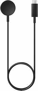 Официальное быстрое беспроводное зарядное устройство SAMSUNG для Galaxy Watch (USB-C) — черное (EP-OR900BBEGWW)