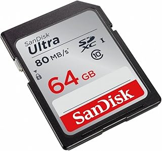 Карта памяти SanDisk Ultra 64GB Class 10 SDXC UHS-I со скоростью до 80 МБ/с (SDSDUNC-064G-GN6IN)