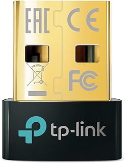 TP-Link USB Bluetooth адаптер для ПК - Bluetooth 5.3 приемник-донгл, Plug and Play, Nano Design, EDR и BLE, поддерживает Windows 11/10/8.1/7 для настольных компьютеров, ноутбуков, контроллеров PS5/PS4/Xbox (UB500)