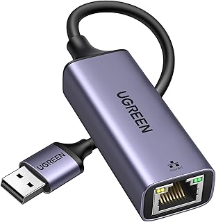 USB-адаптер UGREEN для Ethernet, адаптер Plug and Play, алюминиевый корпус, сетевой адаптер 1 Гбит/с Gigabit RJ45 — USB 3.0, совместим с Nintendo Switch, ноутбуком, MacBook, Surface Pro, Windows.