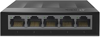 TP-Link Litewave 5-портовый гигабитный Ethernet-коммутатор | Настольный Ethernet-разветвитель | Неэкранированный сетевой коммутатор | Подключение и использование без вентилятора | Бесшумный | Неуправляемый (LS1005G)