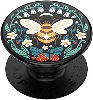 Держатель для телефона PopSockets с выдвижной подставкой, клейкая основа, симпатичный PopSockets - Bee Boho