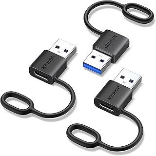 Комплект из 3 адаптеров UGREEN USB C — USB, переходник USB C «мама» — A «папа» Type C, совместимый с iPhone 16 Pro Max, 15, 14, 13, 12 Plus, Apple Watch, Airpods, iPad Air Mini, Samsung Galaxy S25.