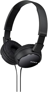 Проводные накладные наушники Sony ZX Series, черные MDR-ZX110