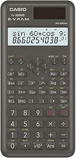 Casio fx-300MS Plus 2nd Edition – Стандартный научный калькулятор с двухстрочным дисплеем | 10-разрядный ЖК-дисплей, тригонометрия, статистика, дроби | Идеально подходит для изучения алгебры и тригонометрии в старшей школе и подготовки к экзаменам