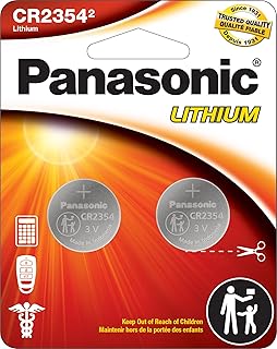 Литиевые батарейки-таблетки Panasonic CR2354 3,0 В, долговечные, в упаковке с защитой от детей, соответствующей стандартам, комплект из 2 батареек.