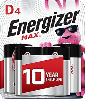 Батарейки Energizer MAX D (4 шт.), щелочные батарейки типа D