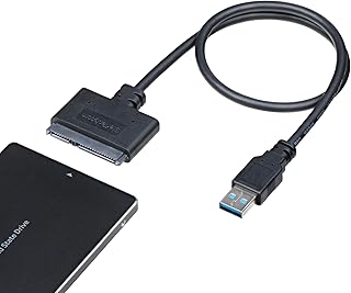 Кабель StarTech.com SATA-USB - адаптер USB 3.0 для 2,5-дюймового жесткого диска SATA III - внешний преобразователь для передачи данных с SSD/HDD (USB3S2SAT3CB)