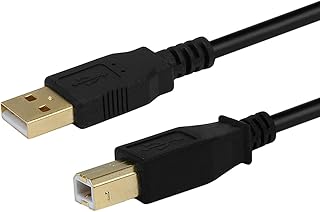Кабель Monoprice USB-A Male — USB-B Male 2.0 — 28/24AWG, экранированный, позолоченный, 4,5 метра, черный.