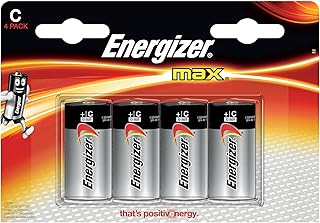 Батарейки Energizer Max Premium C, щелочные, тип C (4 шт.) E93BP-4