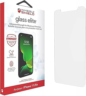 Защитная пленка ZAGG InvisibleShield Elite для iPhone 11 и XR – самое прочное закаленное стекло и прозрачная печать ClearPrint, предотвращающая появление отпечатков пальцев.