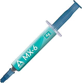 ARCTIC MX-6 (4 г) — высокоэффективная термопаста для процессоров, игровых консолей, видеокарт, ноутбуков. Очень высокая теплопроводность, длительный срок службы, не проводит тепло.