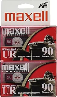 Maxell 108527 — Оптимально спроектированные плоские упаковки с поверхностью, обеспечивающей низкий уровень шума. Время записи на кассету — 90 минут. Один цвет, один размер.