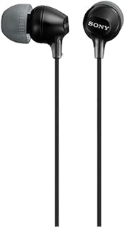 Внутриканальные наушники Sony MDREX15LP, черные, модель: MDREX15LP/B