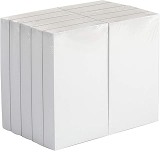 Набор пустых карточек для заметок Amazon Basics, белые, 7,6 x 13 см, 1000 штук (упаковка из 100 штук).