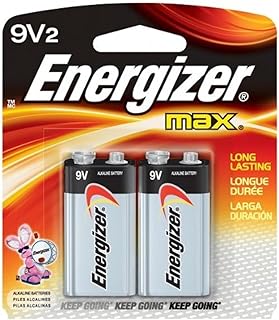 Батарейки Energizer MAX 9 В (2 шт.), щелочные батарейки 9 В.