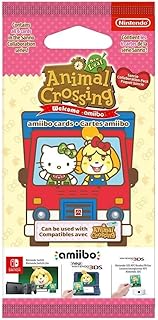 Nintendo France SARL Animal Crossing: New Leaf - Welcome Pack Sanrio - Amiibo 6 Card (Multi), Black, 2003266