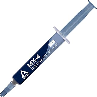ARCTIC MX-4 (4 г) — высокоэффективная термопаста для всех процессоров (ЦП, ГП — ПК), обладает очень высокой теплопроводностью, длительным сроком службы, безопасна в применении, не проводит тепло.
