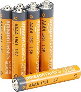 Набор из 8 высокопроизводительных щелочных батареек AAAA Amazon Basics, 1,5 В, срок хранения 3 года.