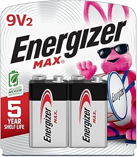 Батарейки Energizer MAX 9V (2 шт.), щелочные 9-вольтовые — упаковка может отличаться.