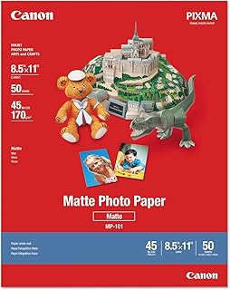 Фотобумага Canon 7981A004 Photo Paper Plus, матовая, формат 8-1/2 x 11 дюймов (упаковка из 50 листов)