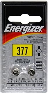 Батарейки Energizer для часов/электроники, 1,55 вольт, 377, 2 шт.