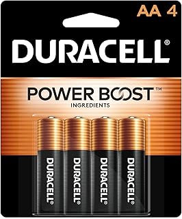 Duracell - Щелочные батарейки CopperTop AA - Долговечные, универсальные батарейки типа AA для дома и бизнеса, 4 батарейки, питание пультов дистанционного управления, игрушек и многого другого, надежные и заслуживающие доверия.