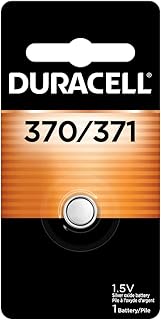 Кнопочные батарейки Duracell 370/371 из оксида серебра, упаковка 1 шт., батарейка 370/371 1,5 В, долговечные, подходят для часов, медицинских приборов, калькуляторов и многого другого.