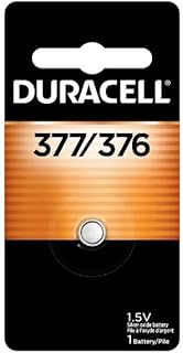 Кнопочные батарейки Duracell 376/377 из оксида серебра, упаковка 1 шт., батарейка 376/377 1,5 В, долговечные, подходят для часов, медицинских приборов, калькуляторов и многого другого.